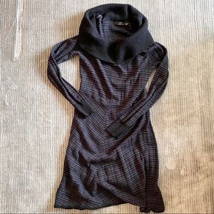 Prana sweater cowl neck dress XL